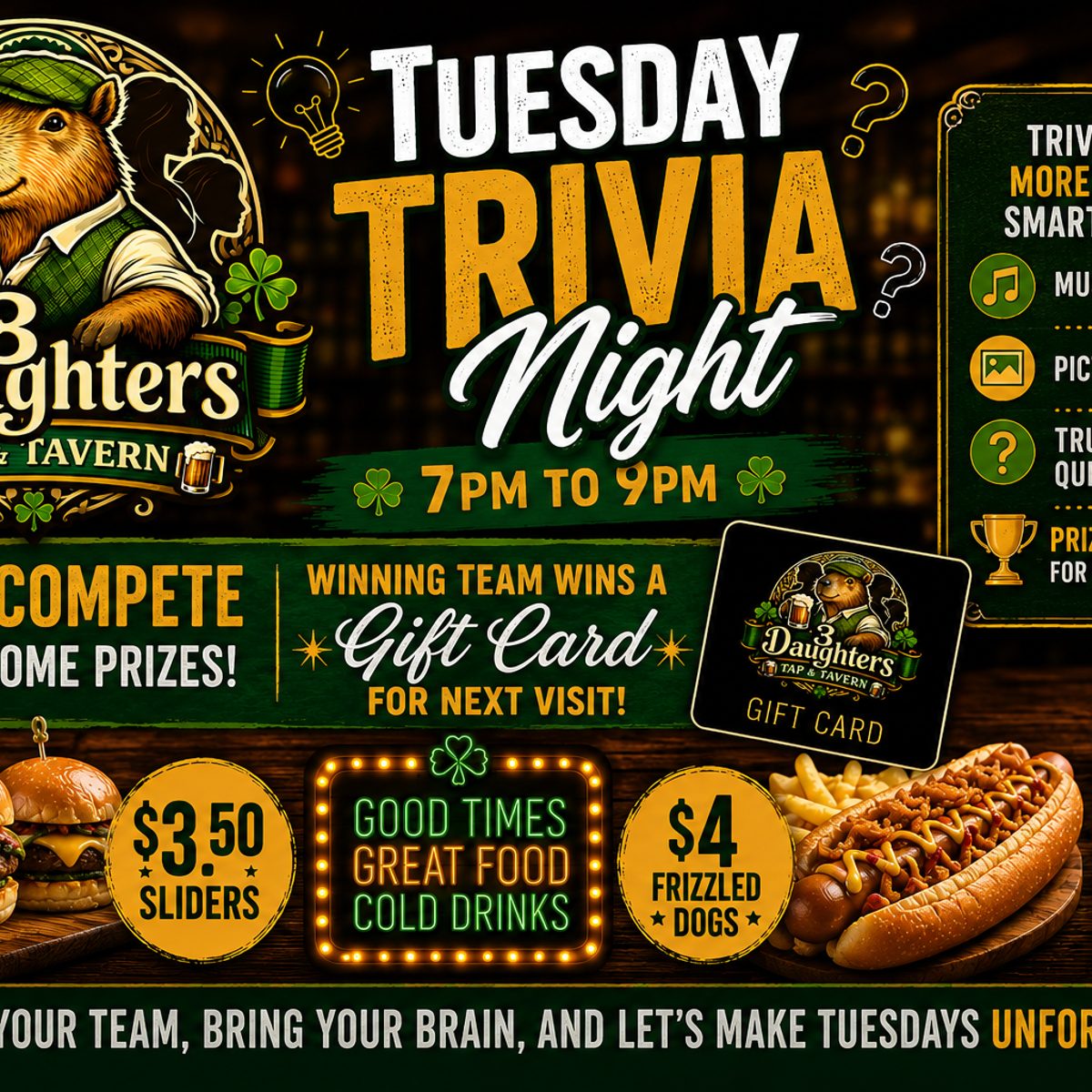 Tuesday Trivia Night